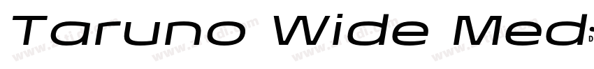 Taruno Wide Med字体转换